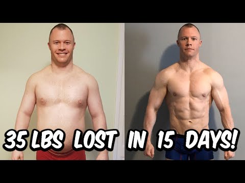 15 Day 35 lb Weight Loss Transformation - Snake Diet