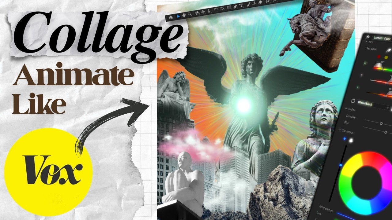 Animate Collage Like Vox Johnny Harris - After Effects Tutorial