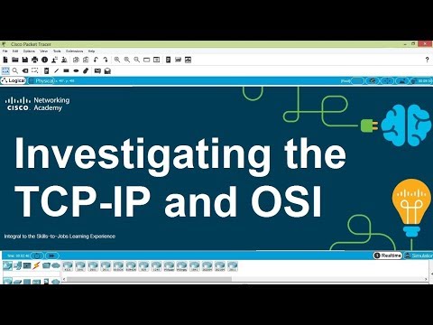 Packet Tracer V7.2 - Investigating the TCP-IP and OSI Models in Action
