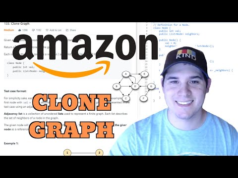 Amazon Coding Interview Question - Clone Graph (LeetCode)