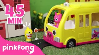 Car Town Special🚌| Car Videos | +Compilation | Pinkfong Songs &amp; Stories for Children