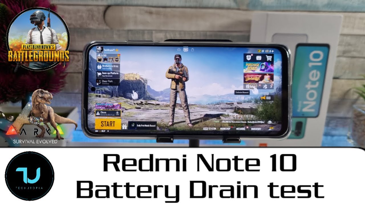 Redmi Note 10 Battery drain test/Gaming PUBG/Ark Mobile Screen on Time/after updates/Snapdragon 678