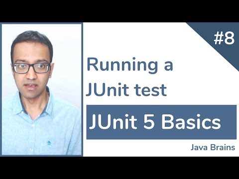 JUnit 5 Basics 8 - Running a test