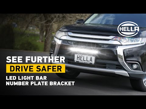 LED Light Bar - Easy Mount Number Plate Bracket