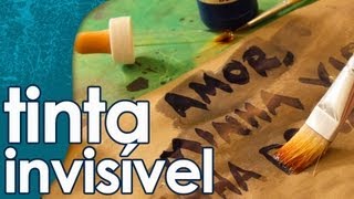 TINTA INVISÍVEL com amido de milho e iodo (EXPERIÊNCIA de QUÍMICA)