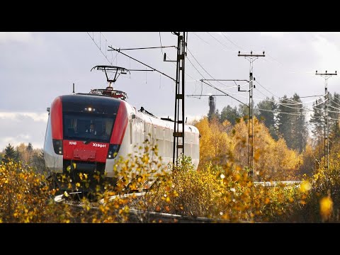 Höst på den Svenska Järnvägen del 17 - Tåg i Järvsö