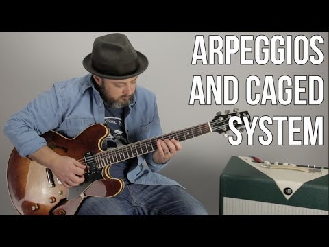 Arpeggios and Caged Lesson - Basic Theory For Guitar