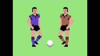 C64 short. International Soccer. England vs Scotland.
