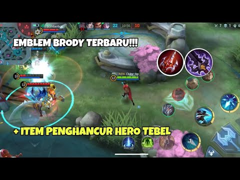 17 Kills Solo Rank!!! New Emblem Brody + Build Penghancur Hero Tebel!!! - Mobile Legends