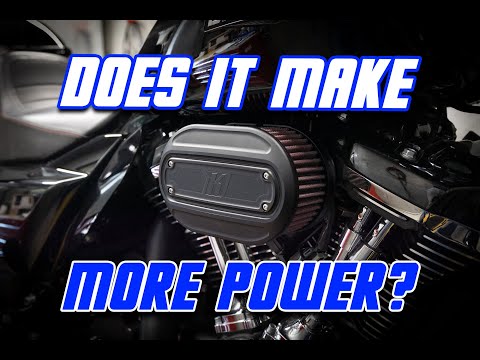 Kodlin Air Cleaner For Harley Touring - How Much Power Does An Air Cleaner Upgrade REALLY Give You?