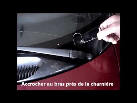 comment demonter bras d'essui-glace