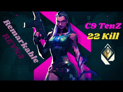 C9 TenZ Remarkable MVP Reyna Gameplay on Split - VALORANT