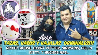 TAZAS VASOS vajillas de DISNEY,  Marvel,  Pixar 👸☃ ORIGINALES BARATOS mayoreo en  CDMX!!!