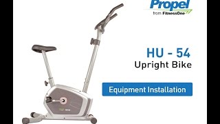 Propel Fitness Exercise Bike HU 54 Installation Video Demo