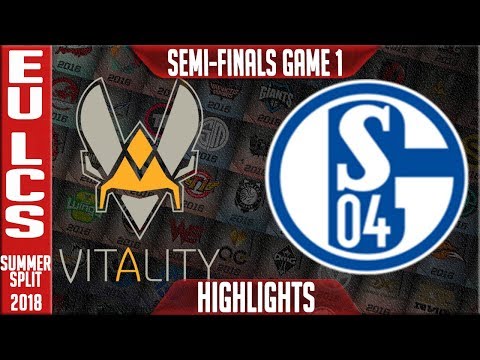 VIT vs S04 Highlights Game 1 | EU LCS Playoffs Semi-finals Summer 2018 | Vitality vs FC Schalke 04