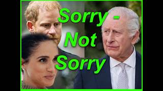 'Sorry - Not Sorry' - What Will  Harry & Meghan Actually Come Up With?