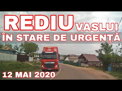 REDIU Vaslui in Stare de Urgenta imagini video 12 mai 2020