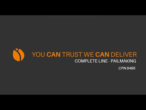 Video - UN 20 liter conical pail line from MGR