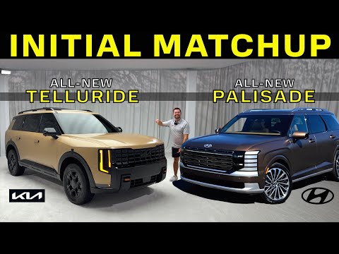 INITIAL MATCHUP! -- 2027 Kia Telluride vs. 2026 Hyundai Palisade: Which is BETTER??