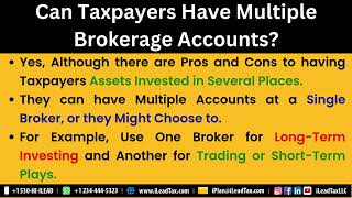 Oct 15, Wednesday - About Brokerage Account