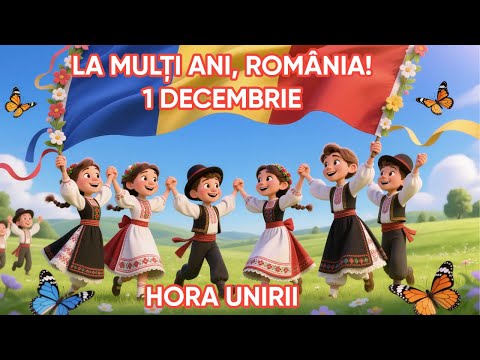 Hora Unirii– La mulți ani, România! 1 Decembrie - cântec patriotic