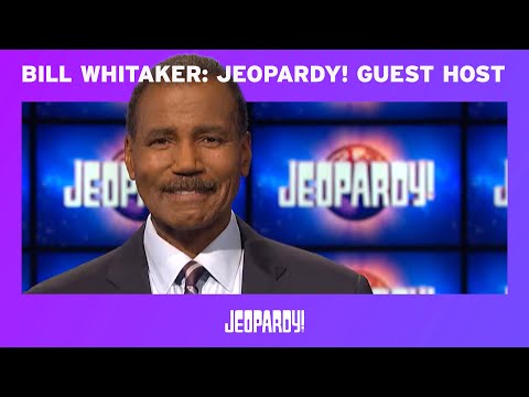 Bill Whitaker Jeopardy! Guest Host Exclusive Interview | JEOPARDY!