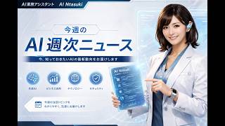 【 #AI動画 】AI Natsuki 週次 #AIニュース ※詳細は一次ソースへ