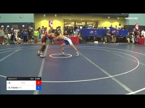 2018 FS WTT Challenge/UWW Juniors 57 Consi Of 4 - Aaron Cashman (Pinn) Vs. Sidney Flores (AFRTC).m