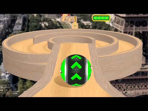 Sky Rolling Ball Going Run 3D Gameplay Speedrun Level 25