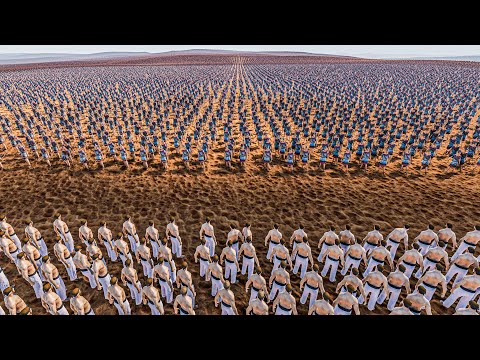 CAN 5000 CHUCK NORRIS STOP 1.5 MILLION ROMAN ARCHERS? - Ultimate Epic Battle Simulator 2 UEBS 2