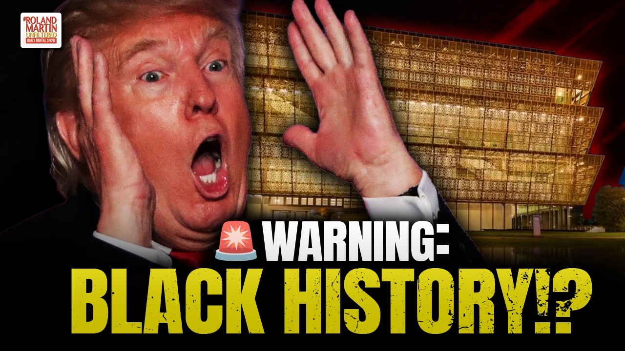 “Dumbest White Man!” Trump Orders Smithsonian Warning Signs. Roland Erupts.