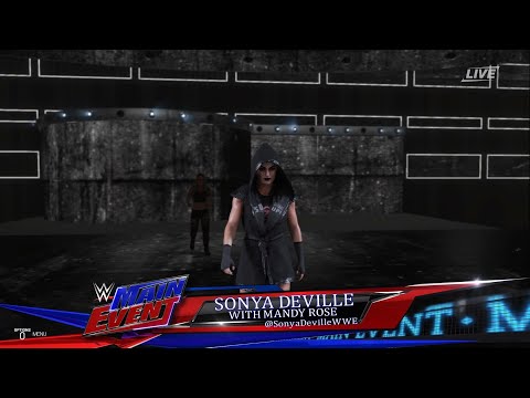 WWE 2K19 - Sonya Deville with Mandy Rose VS Dana Brooke