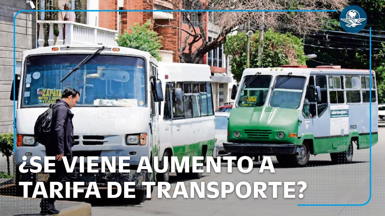 ¿Otro aumento en puerta? Transportistas de CDMX esperan incremento de tarifa de 1 o 2 pesos