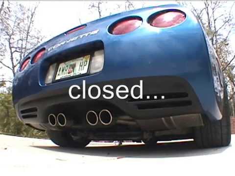 QTP electric cutouts on a C5 Z06