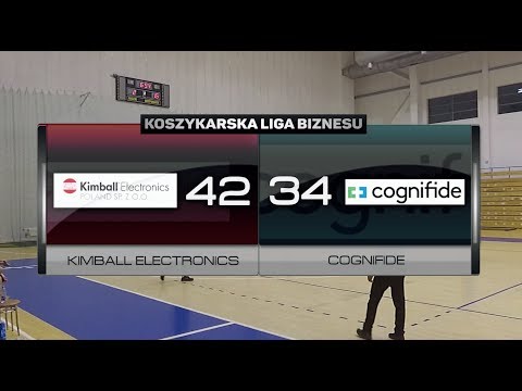 Kimball vs Cognifide - IV kolejka - 1 Liga Poznań - Koszykarska Liga Biznesu