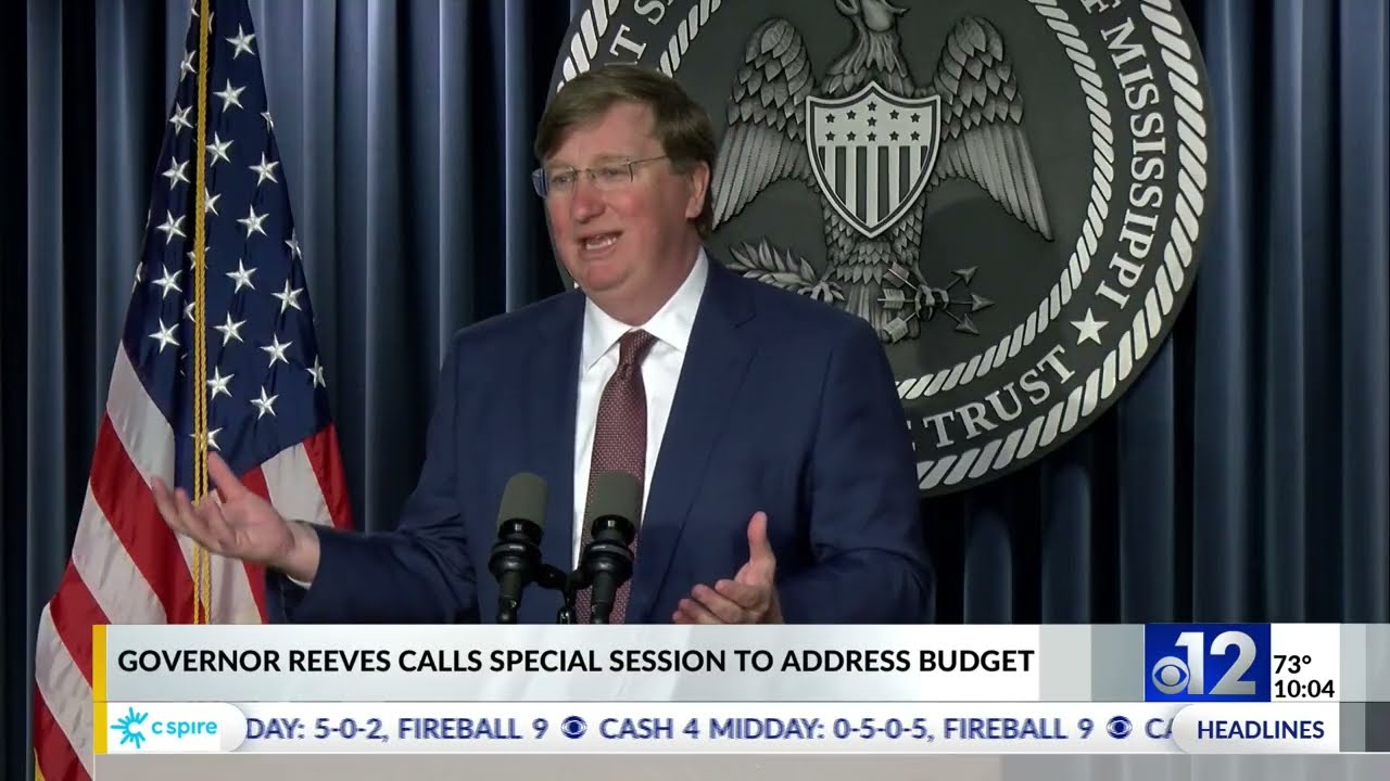 Mississippi governor calls special session to address budget
