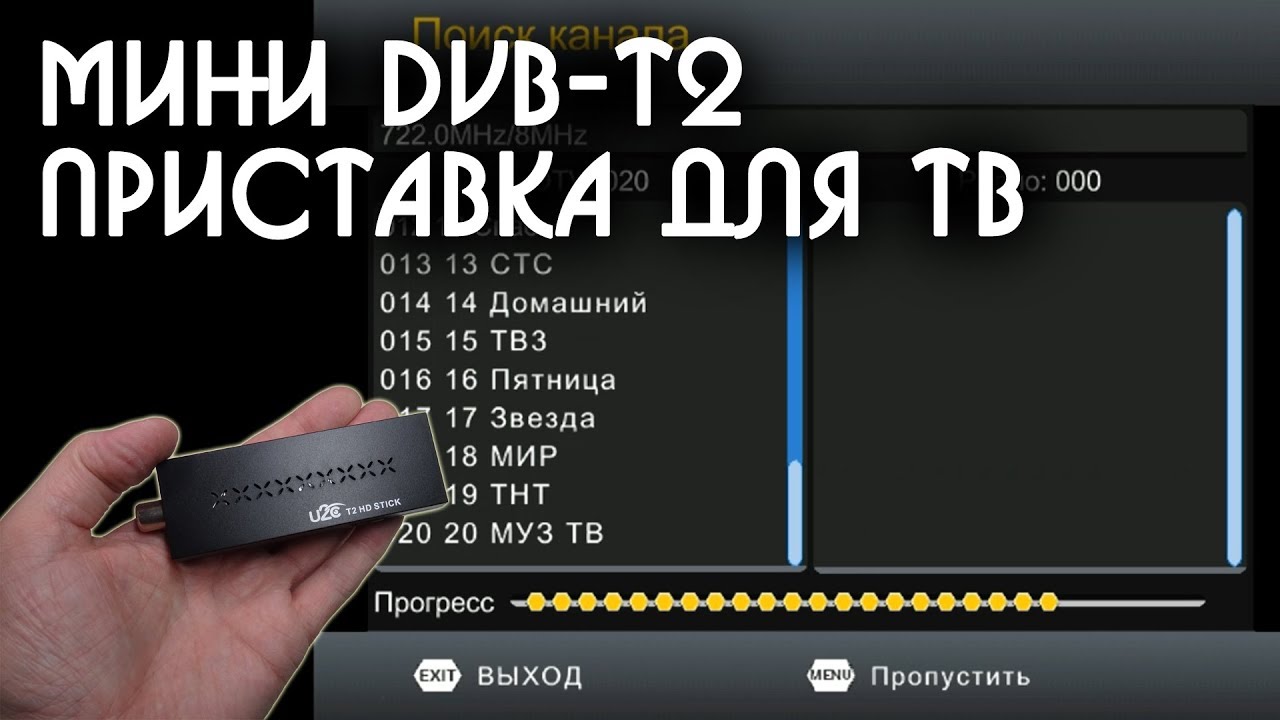 Приставка DVB T2 для телевизора или Тюнер ресивер цифрового ТВ