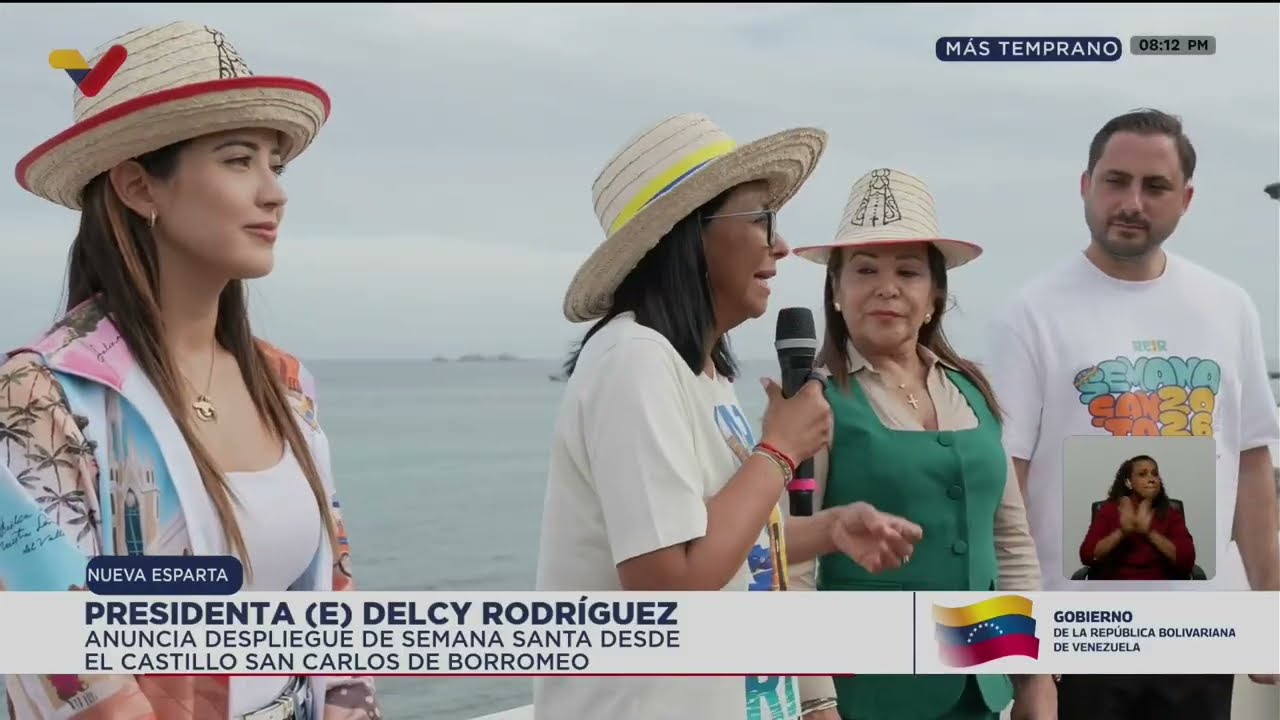 Delcy Rodríguez da Semana Santa completa como asueto a empleados públicos