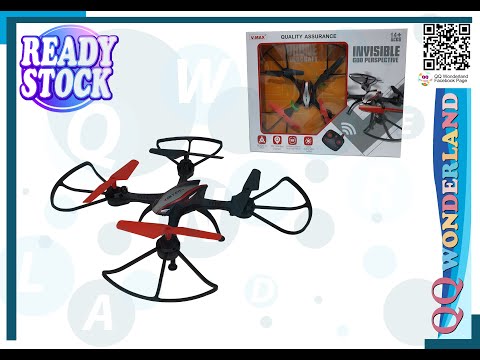 RC008-VMAX Drone  Aerocraft 4CH Remote Control Quadcopter Headless Mode 360 Unlimited Eversion Headl