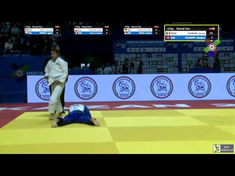 Judo 2016 European Championships Kazan: Florian (ROU) - Tschopp (SUI) [-52kg]