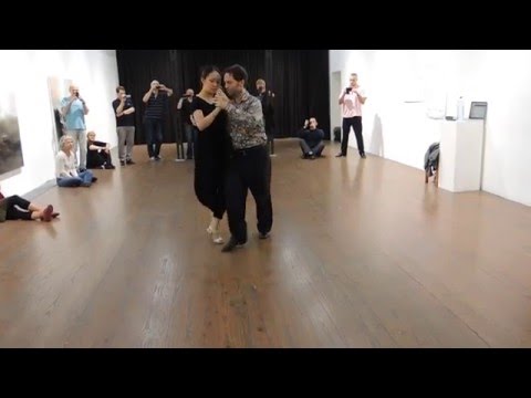  Joachim Dietiker  and  Michelle Marsidi  are  dancing  to  "  Muchacha  "  by  Francisco Canaro