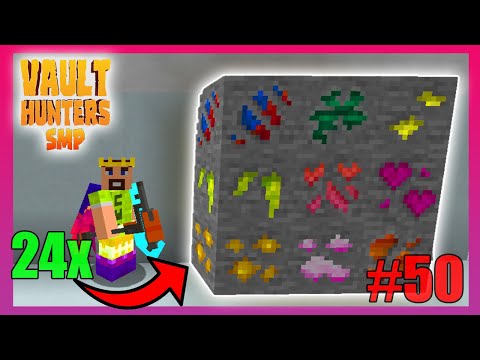 Running 3 CRP 24x ORE VAULTS  - Minecraft Vault Hunters SMP eps 50