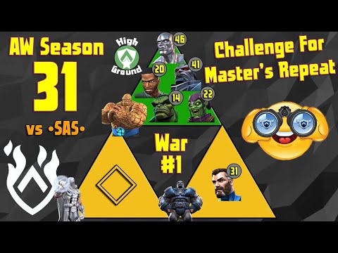 Alliance War Season 31 War #1 vs •SAS• - Battling Coop4440! The Search for Repeat Masters is On!