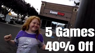 Hunting for GameStops 5 Games / 40% Off Deal - RIGGS