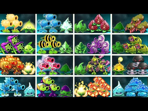 Random 16 Pair PEA & NEW & Mint Plants Vs All Zombies - Who Will WIn? - Pvz 2 Battlez
