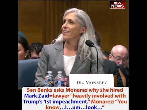 Senators confront former CDC Dir Susan Monarez who hired anti-Trump lawyer Mark Zaid whispering in