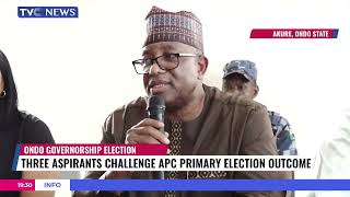 Three Aspirants Challenge APC Primary Election Outcome