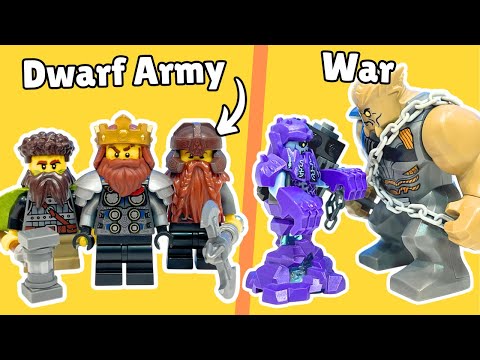 I Made A Insane Dwarf Army in LEGO
