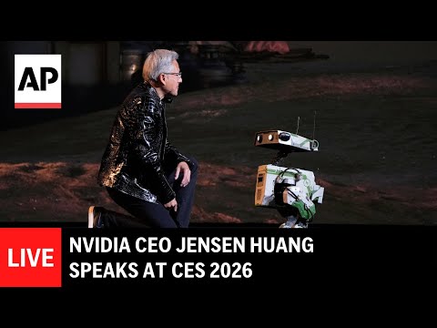 LIVE: NVIDIA CEO Jensen Huang speaks at CES 2026