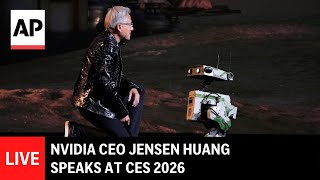 LIVE: NVIDIA CEO Jensen Huang speaks at CES 2026
